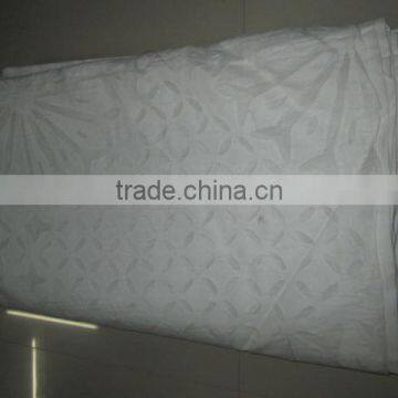 COTTON APPLICATE BEDCOVER A HAND MADE PRODUCT