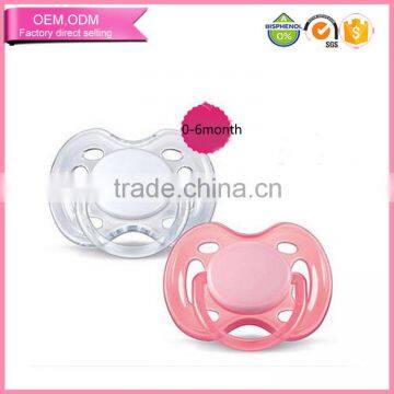 mom's pick high quality customized color baby silicone pacifier non-toxic soother