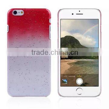 Gradient Color Style PC Hard Water Drop Case for iPhone 6 plus