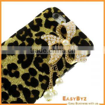 Very hot sell leopard case cover for iphone 6