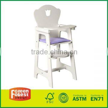 Wooden Doll High Chair