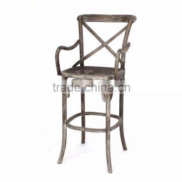 Leisure solid wooden high quality wooden dining color fabric chairs