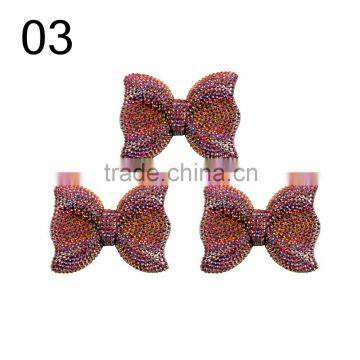 factory wholesale colorful kawaii cabochon resin bow