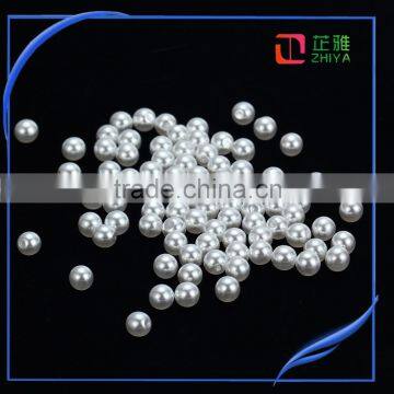 round pink plastic pearl / big size plastic beads