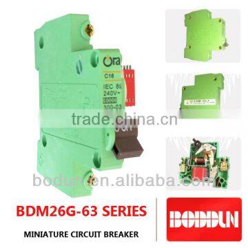 BDM26G-63 1P 6A ~ 63A MINI CIRCUIT BREAKER