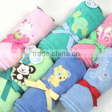 2015 super soft high quality 100% polyester hot sales best selling baby toys blanket factory outlet