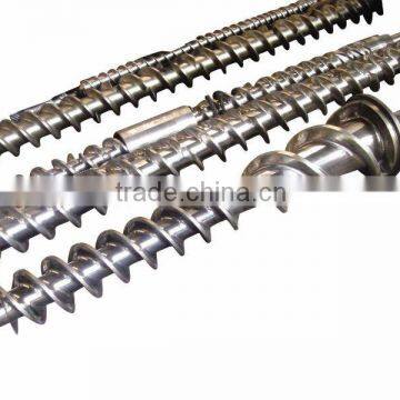 Plastic&Rubber injection or extruder machinery parts screw barrel