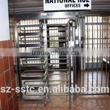 China supplier rfid full height turnstile with access control system