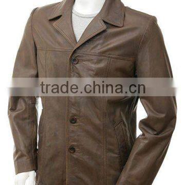 Men Leather Coat