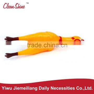 Plastic Yellow Screaming Rubber Chicken Toy photo-2