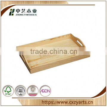 hot sale high quality stand Unique designed non-slip wooden tray