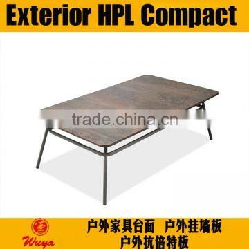 outdoor HPL compact panel for leisure furniture table top