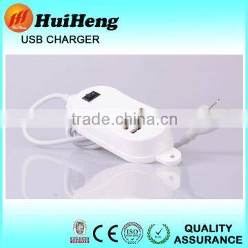 5A Factory price 6 port desktop usb wall charger universal travel usb charger