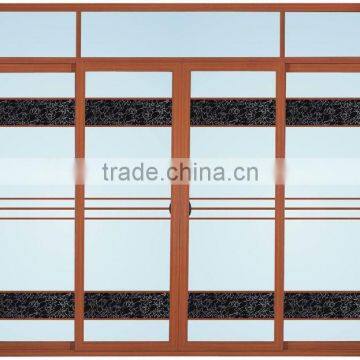 aluminum sliding door interior