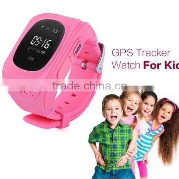 2016 Smart Kids Safe GPS Watch Wristwatch SOS Call Location Finder Locator Tracker for Kid Child Anti Lost Monitor Baby Gift Q50