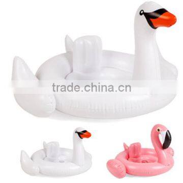 60 inch 1.5M Giant Swan Inflatable Flamingo Ride-On Pool Toy Float inflatable swan for pool Swim Ring Water Fun Pool Toys