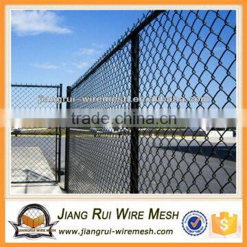 Electric galvanized chain link fence / pvc coated chain link wire mesh