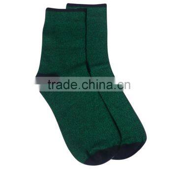 GSM-173 Hot Sale High Quality Green 100% Bamboo Antibacterial Breathable Socks