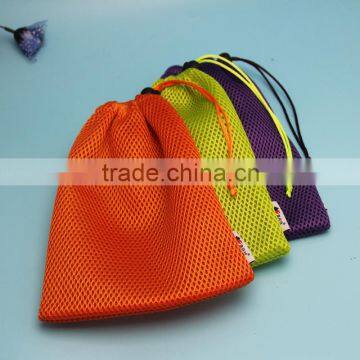 Top level new products colorful mesh drawstring bag