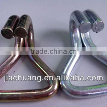 Metal Double J hook for lashing cargo