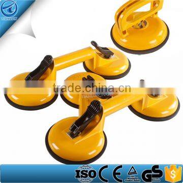 Aluminum Alloy 3 claws Car Vacuum Glass Suction Lifters,Colored Glass Suction Plates,Three Cups Glass Suckers