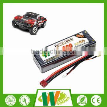 High quality 7.4V 6000mah 60C helicopter battery RC lipo battery rc car battery pack