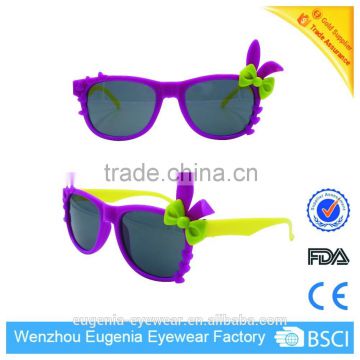 plastic material fantastic beautiful flower nice looking kids sunglasses