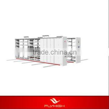 Military Compact Metal Mobile/movable Shelving for Libraries