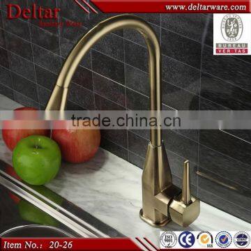 china supplier single lever brushed nickel deck mount faucet