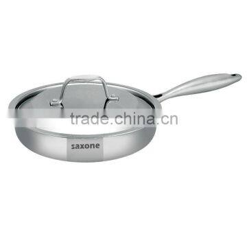 2015 hot sale stainless steel wok/frypan