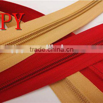 polyester nylon zipper