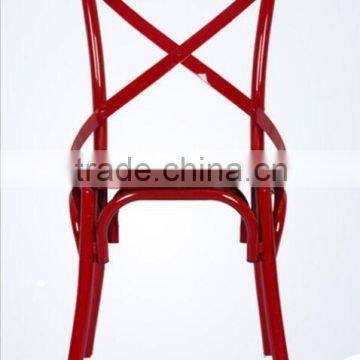 Wooden Antique Cross Back Dining Chair photo-2
