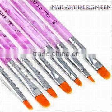 7pcs/set uv gel nail brush ,gel brush set .nail art brush set