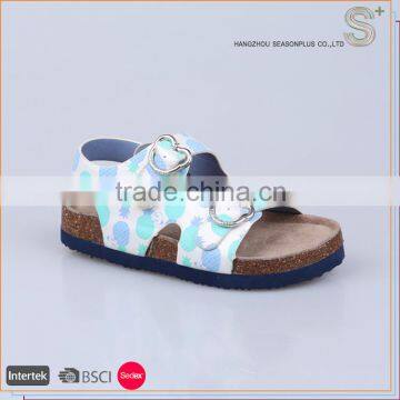 Wholesale new style PU fancy sandals for girls