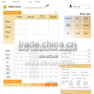 professional human body composition analysis machine