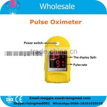 CE ISO Certified Fingertip Pulse Oximeter RPO-8C Spo2 PR Monitor blue, light blue , yellow, black, white and pink optional