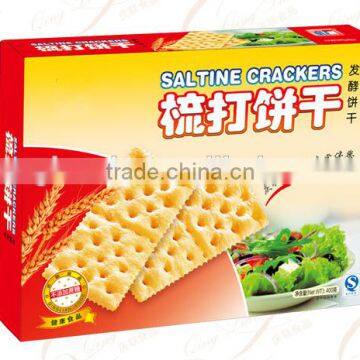 400g Sugar Free Soda Biscuits Manufacture