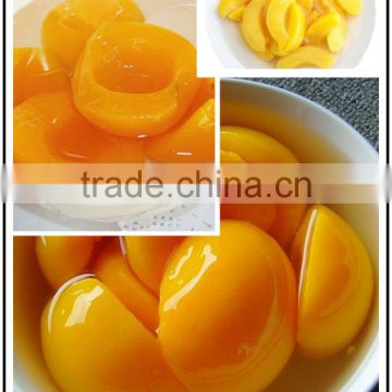 New crop canned yellow peach halves