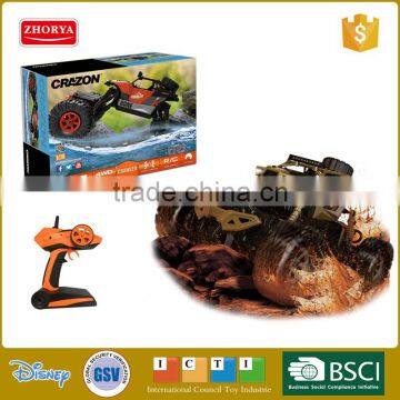 Zhorya crazon new 1:16 rc double steering climbing car toy waterproof radio control car toy