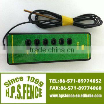 Alibaba China New products electric fence 1000V-6000V plastic ranch 6 lights energizer fence monitoring