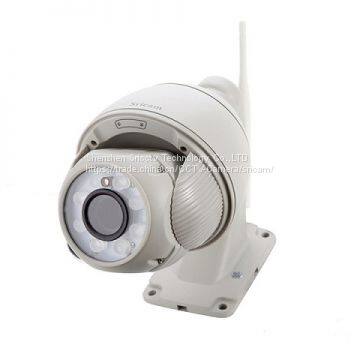 Sricam SP008 128G SD Card Record and Playback Pan Tilt Zoom High Definition Wireless Wifi Waterproof IP Camera