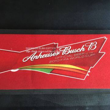 BSCI cheap customized non woven rubber bar mat bar counter mat