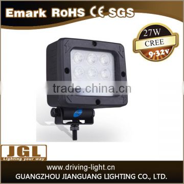 JGL wholesale 27w led work light spot/flood led work light for heavy-duty