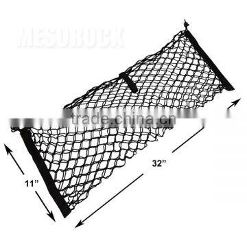 Black Mesh Net Hammock Cargo Storage Mesh Storage Net Trunk Cargo Organizer Cargo Net photo-3