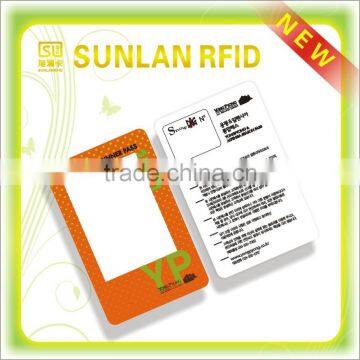 SPA Visual rewritable card with thermal printing