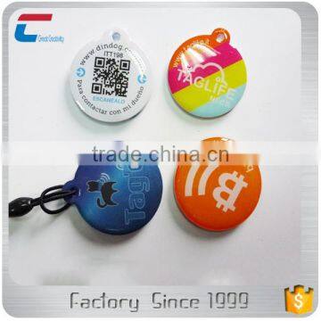 Epoxy QR Code RFID NFC PET Tags for Animal - NTAG 213 25mm Diameter