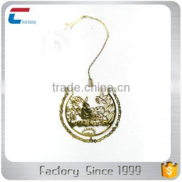 Custom-made Animals Golden Metal Decorations