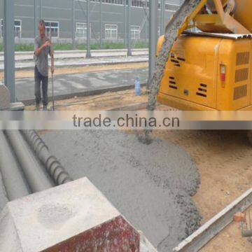 self loading and propelled concrete mixer power air conditioner shift truck with pump diesel engine