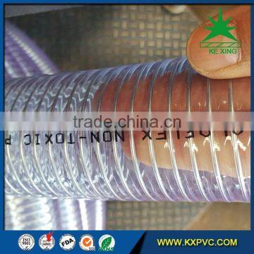 HOT SALE custom size industry pvc steel wire water suction hose