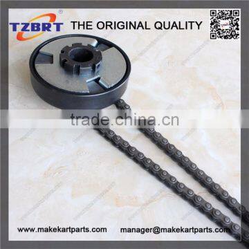 #35 Chain 1" Bore 15 Tooth Max Torque Clutch and #35 Chain Mini Bike Go Kart Parts photo-6